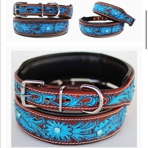 Small Dog Puppy Collar Genuine Leather